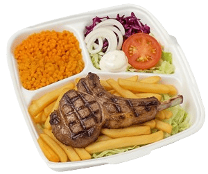 Côtelettes d'agneau grillé