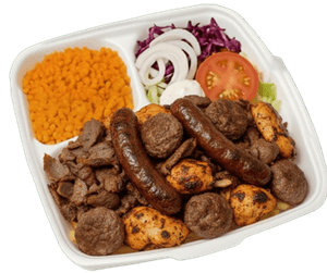 Assiette XXL mixte grillade